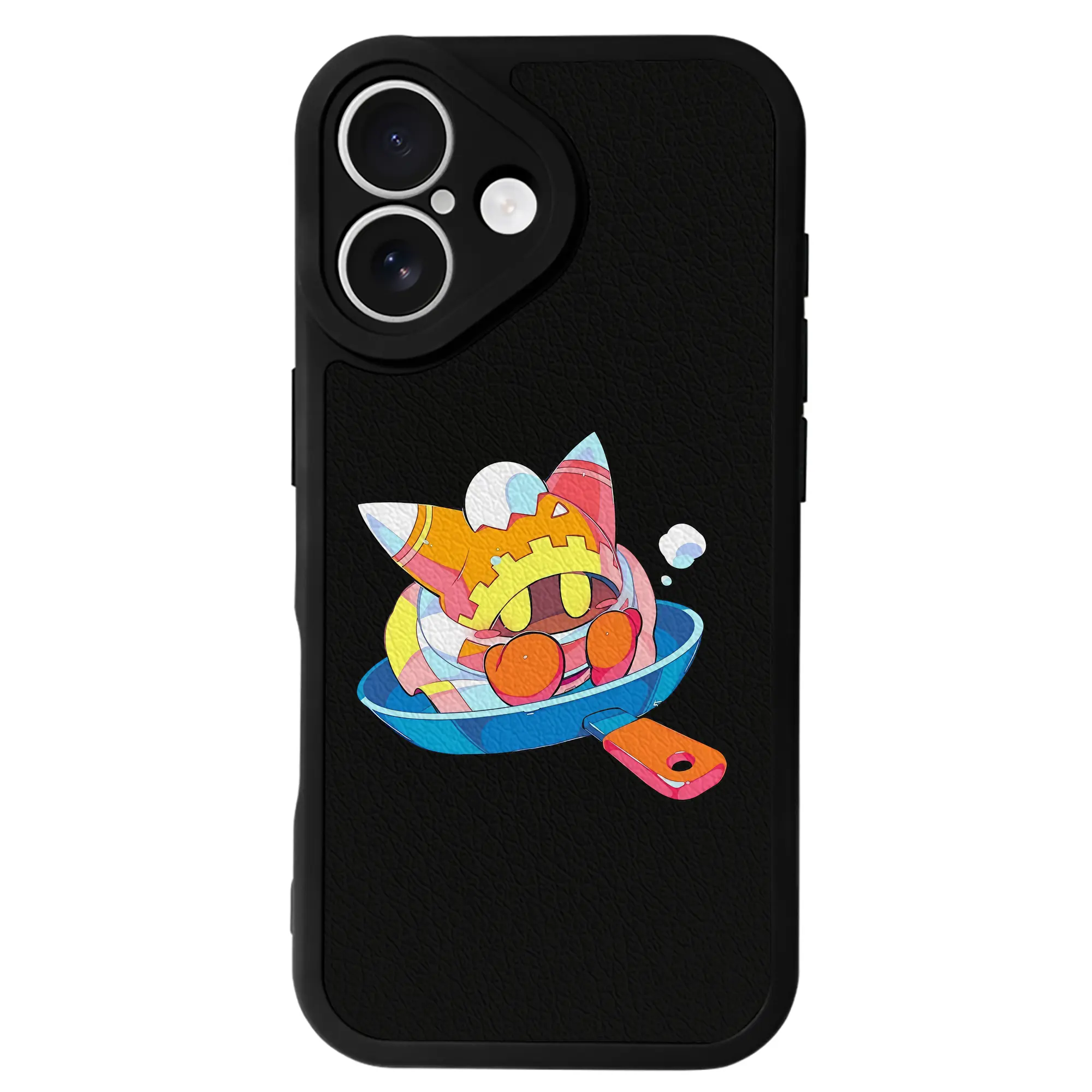 星のカービィ グッズ マホロア - IPhone 16シリーズ対応 ・ シリコンスマホケース ・ レザー調 ・ 高精度フィット ・ 耐衝撃 ・ ワイヤレス充電対応 ・ 精密カット